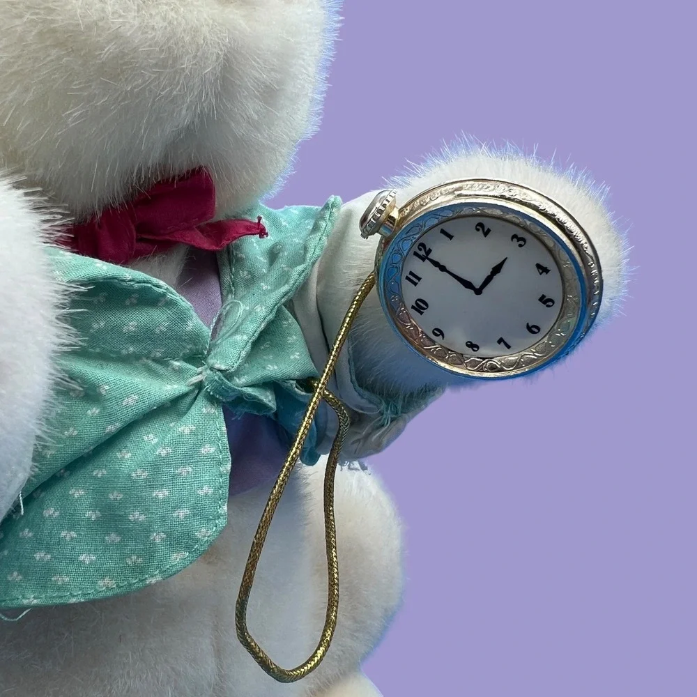 1991 Target Exclusive White Rabbit plush Vintage 16 inch Alice in wonderland